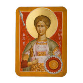 St Dimitrios Icon Magnet (Vertikal)