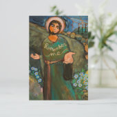 St. Dismas, die Gute-Dieb-Gebet-Karte (Stehend Vorderseite)