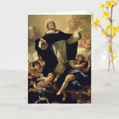 St Dominic, 1170-1221 Karte (Gelbe Blume)