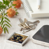 St Dominic, 1170-1221 Schlüsselanhänger (Seite)