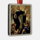 St Dominic, 1170-1221 Silbernes Ornament (Rechts)