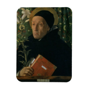 St Dominic, 1515 (Öl auf Leinwand) Magnet