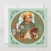 St. Dominic (BK 07) Square Flat Greeting Card (Vorderseite)