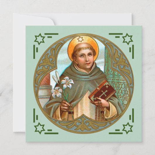 St. Dominic (BK 07) Square Flat Greeting Card (Vorderseite)