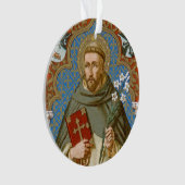 St. Dominic de Guzman (BK 011) Circular Acrylic Ornament (Vorderseite)