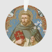 St. Dominic de Guzman (BK 011) Circular Acrylic Ornament (Vorderseite)