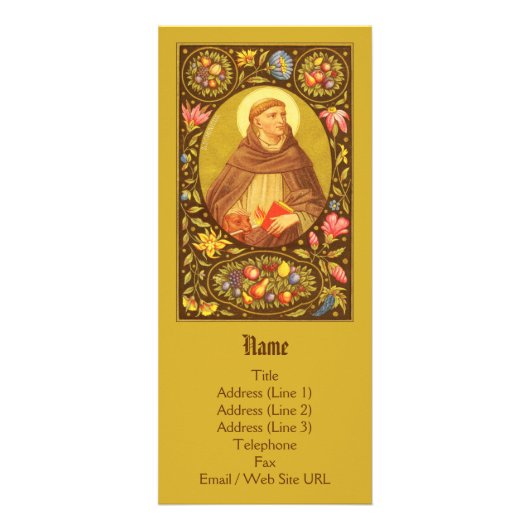 St. Dominic de Guzman (PM 02) Anpassbar Werbekarte (Vorne)