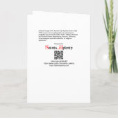 St Dominic de Guzman (PM 02) Blank Greeting Karte (Rückseite)