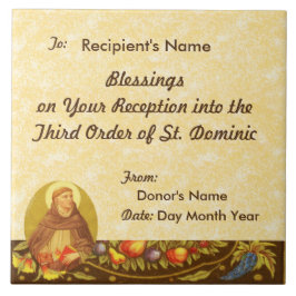 St. Dominic de Guzman (PM 02) Fliese