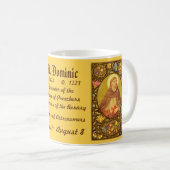 St. Dominic de Guzman (PM 02) Kaffeemaschine Tasse (VorderseiteRechts)