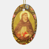St. Dominic de Guzman (PM 02) Keramikornament (Links)