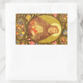 St. Dominic de Guzman (PM 02) Rechteckiger Aufkleber (Tasche)