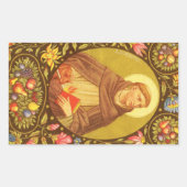 St. Dominic de Guzman (PM 02) Rechteckiger Aufkleber (Vorderseite)