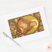 St. Dominic de Guzman (PM 02) Rechteckiger Aufkleber (Umschlag)