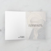 St Dominic durch Fra Angelico Karte (Innenseite)