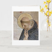 St Dominic durch Fra Angelico Karte (Gelbe Blume)