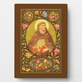 St. Dominic (PM 02) 5"x7" Plaque 1 mit Easel Fotoplatte
