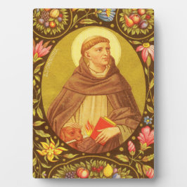 St. Dominic (PM 02) 5"x7" Plaque 2 mit Easel Fotoplatte