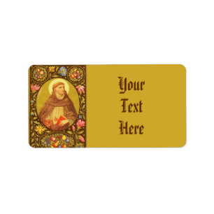 St. Dominic (PM 02) Vollblutleber Adressaufkleber