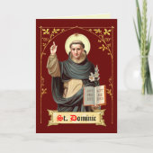 St. Dominic Preaching (BEN 002) Blank Gruß Karte (Vorderseite)