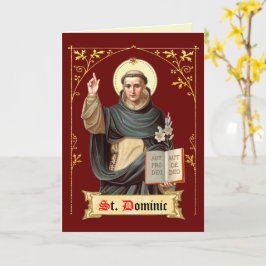 St. Dominic Preaching (BEN 002) Blank Gruß Karte