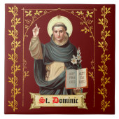 St. Dominic Preaching (BEN 002) Fliese (Vorderseite)