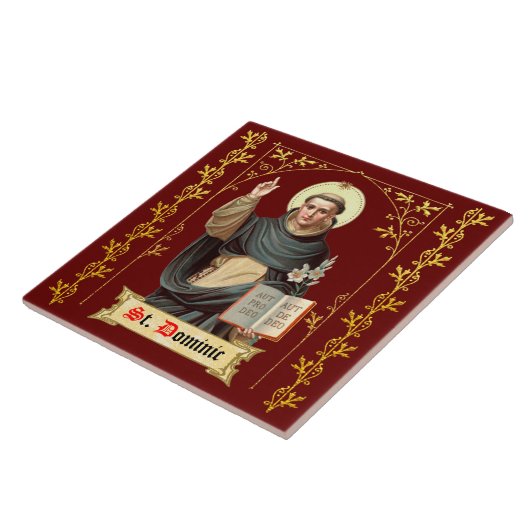 St. Dominic Preaching (BEN 002) Fliese (Seite)