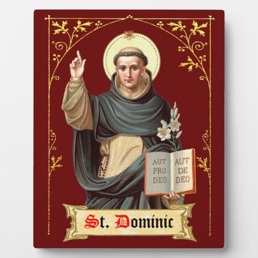 St. Dominic Preaching (BEN 002) Fotoplatte (Vorderseite)