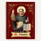 St. Dominic Preaching (BEN 002) Notizblock (Vorderseite)