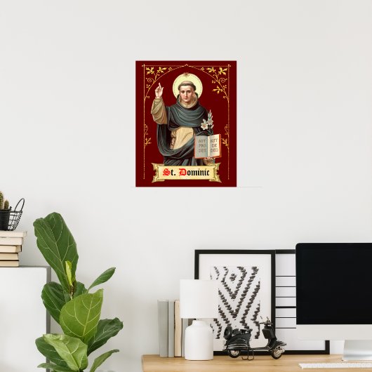 St. Dominic Preaching (BEN 002) Poster (Heimbüro)