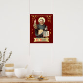 St. Dominic Preaching (BEN 002) Poster (Küche)