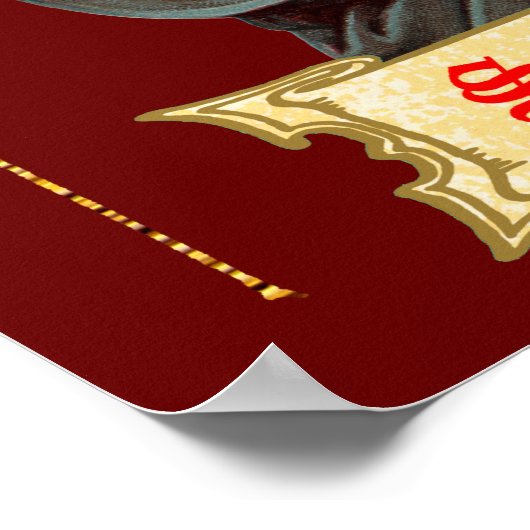 St. Dominic Preaching (BEN 002) Poster (Ecke)