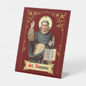 St. Dominic Preaching (BEN 002) Sockelschild (Vorderseite)