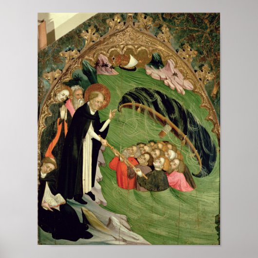 St. Dominic Rescuing Shipwrecked Poster (Vorne)
