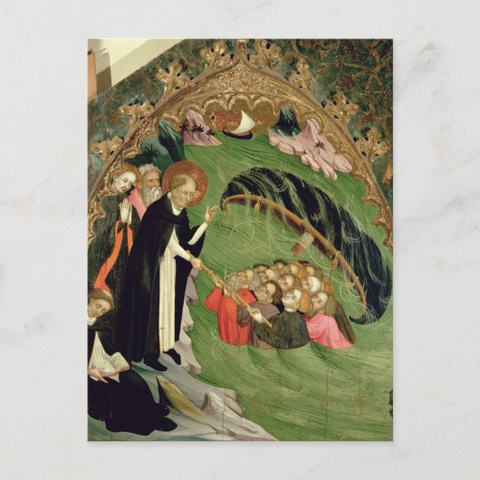 St. Dominic Rescuing Shipwrecked Postkarte (Vorderseite)