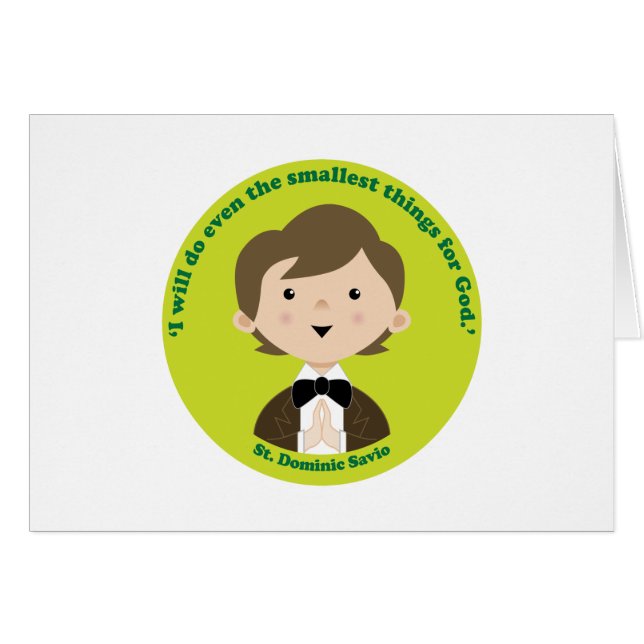 St. Dominic Savio (Vorderseite (Horizontal))
