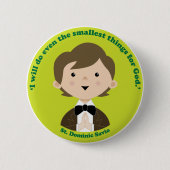 St Dominic Savio Button (Vorderseite)