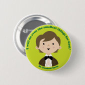 St Dominic Savio Button (Vorne & Hinten)