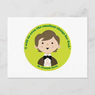 St. Dominic Savio Postkarte