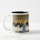 St Dominic und seine Begleiter gefüttert durch Zweifarbige Tasse (Links)