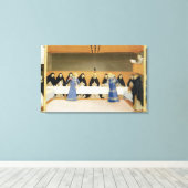 St. Dominic und seine von Angels Gefüttert Compani Leinwanddruck (Insitu (Holzboden))