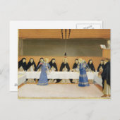 St. Dominic und seine von Angels Gefüttert Compani Postkarte (Vorne/Hinten)