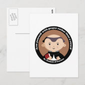 St. Dominic von Guzman Postkarte (Vorne/Hinten)