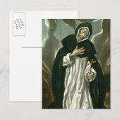St. Dominic von Guzman Postkarte (Vorne/Hinten)