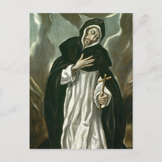 St. Dominic von Guzman Postkarte (Vorderseite)