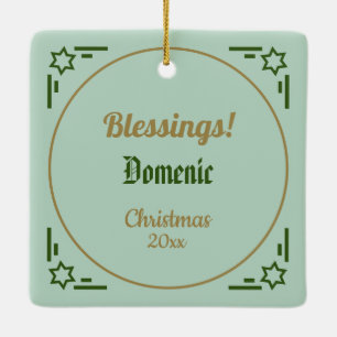 St. Dominikus de Guzman (BK 07) Keramikornament