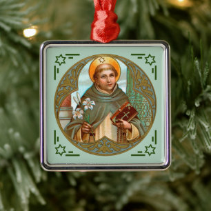 St. Dominikus de Guzman (BK 07) Ornament Aus Metall