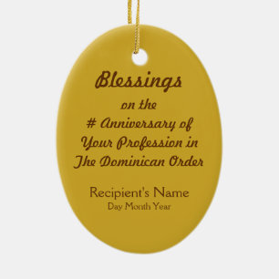 St. Dominikus de Guzman (PM 02) Keramikornament