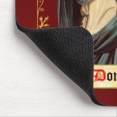 St. Dominikus predigend (BEN 002) Mousepad (Ecke)
