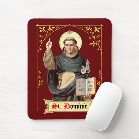 St. Dominikus predigend (BEN 002) Mousepad (Mit Mouse)